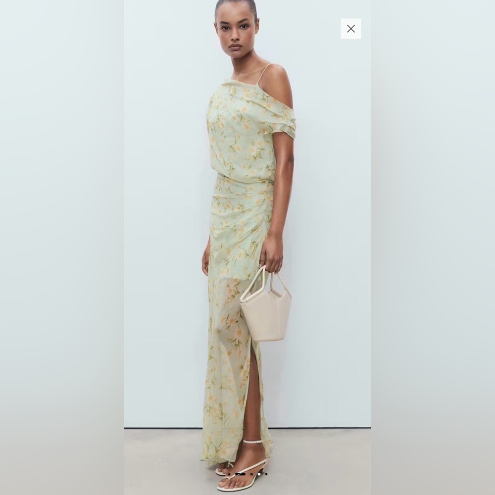 Mango floral print dress